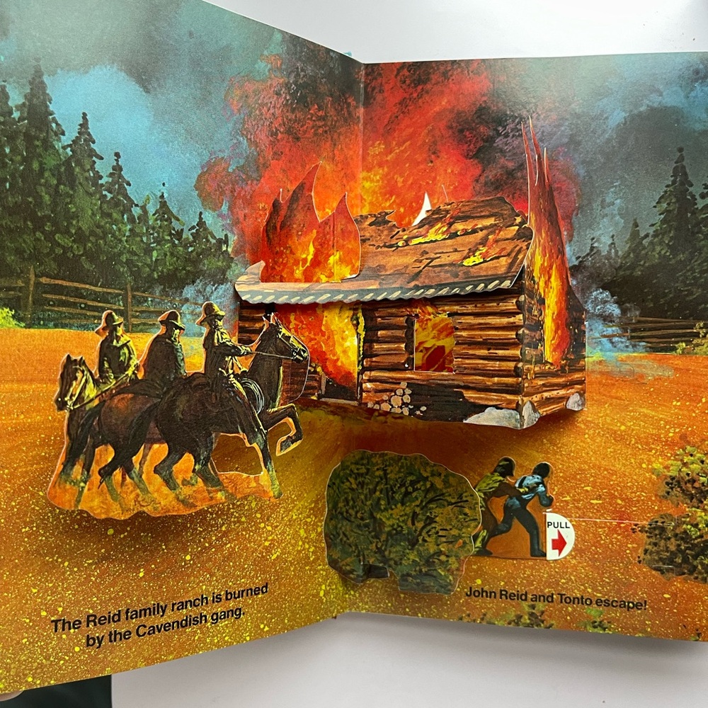 1981 The Lone Ranger Pop-Up Book - Picture 3 of 7